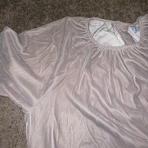 Pink velvet dressy top